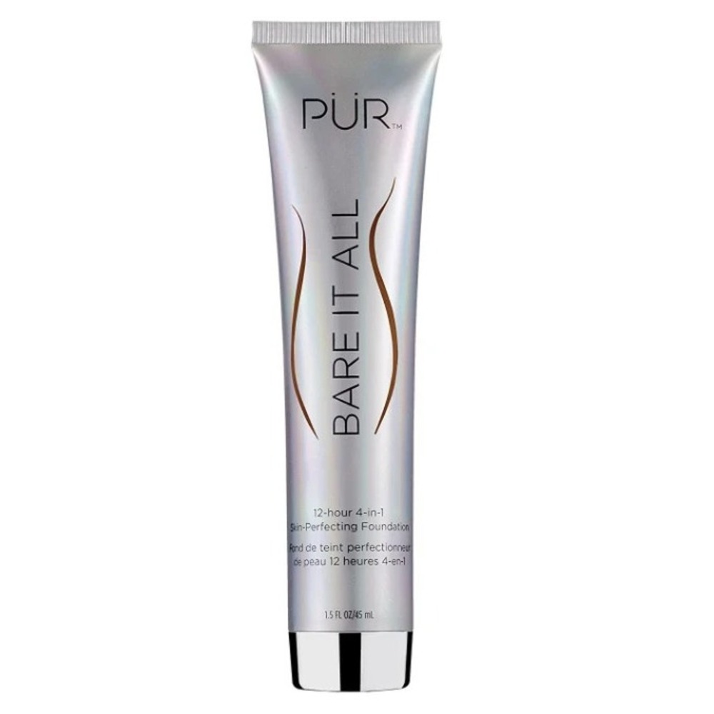 PÜR Bare It All 12 Hr. 4-in-1 Skin-Perfecting Foundation Makeup Dark Tan Deeper